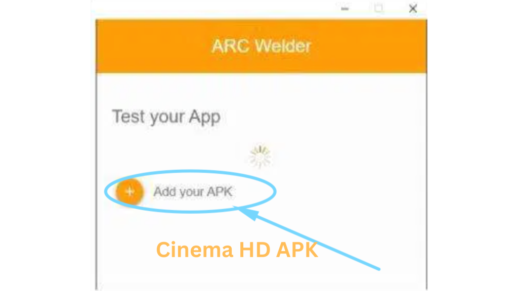 Install Cinema HD on PC using Arc Welder