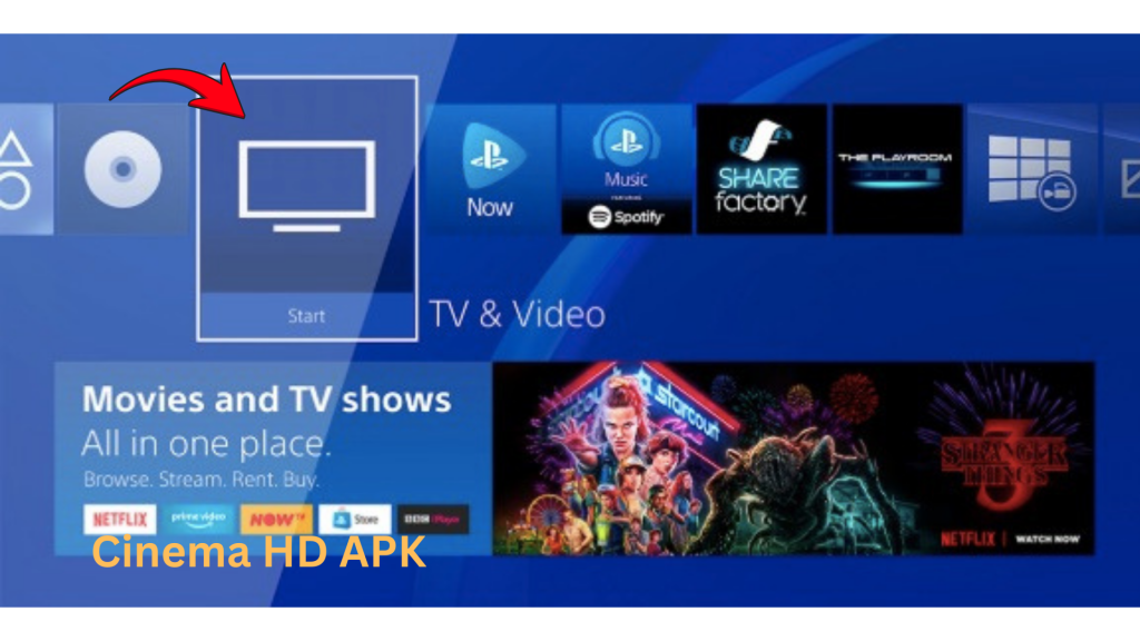 Cinema HD on PS4 and PS3 Using Plex