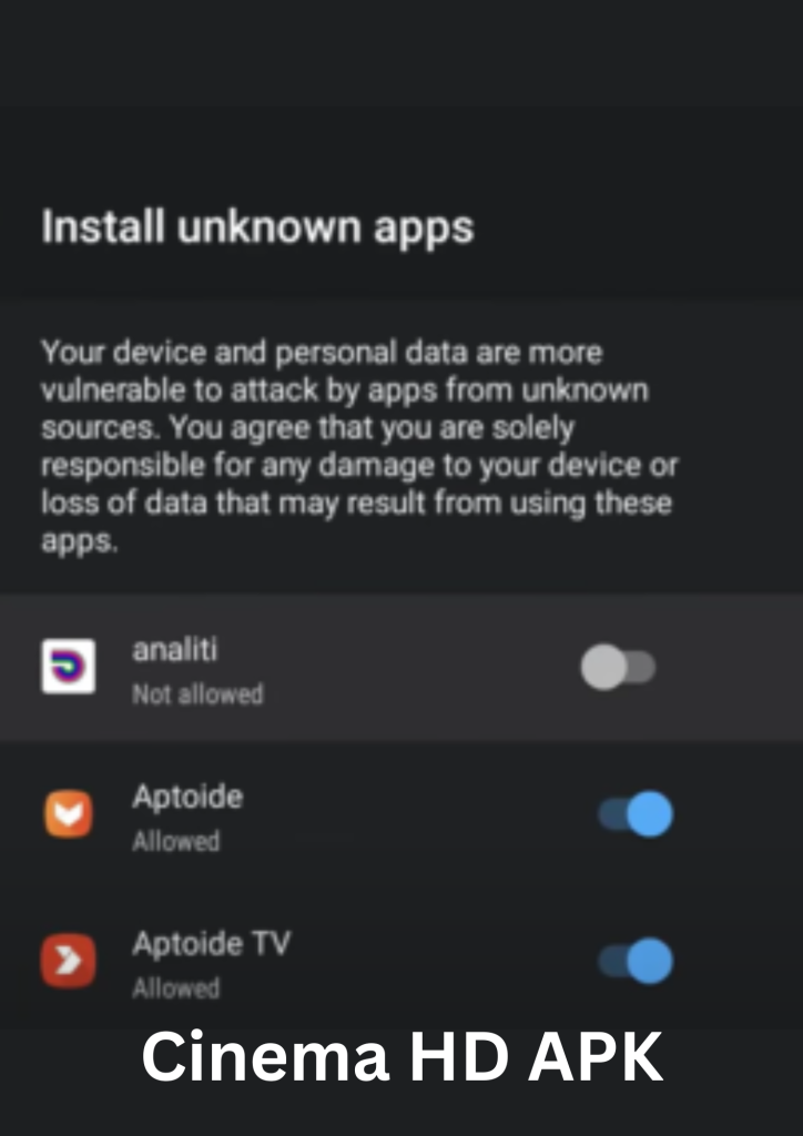 Cinema HD on Android TV