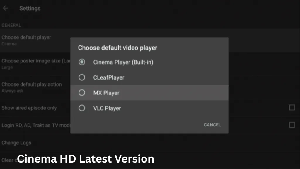 Cinema HD Latest Version 1
