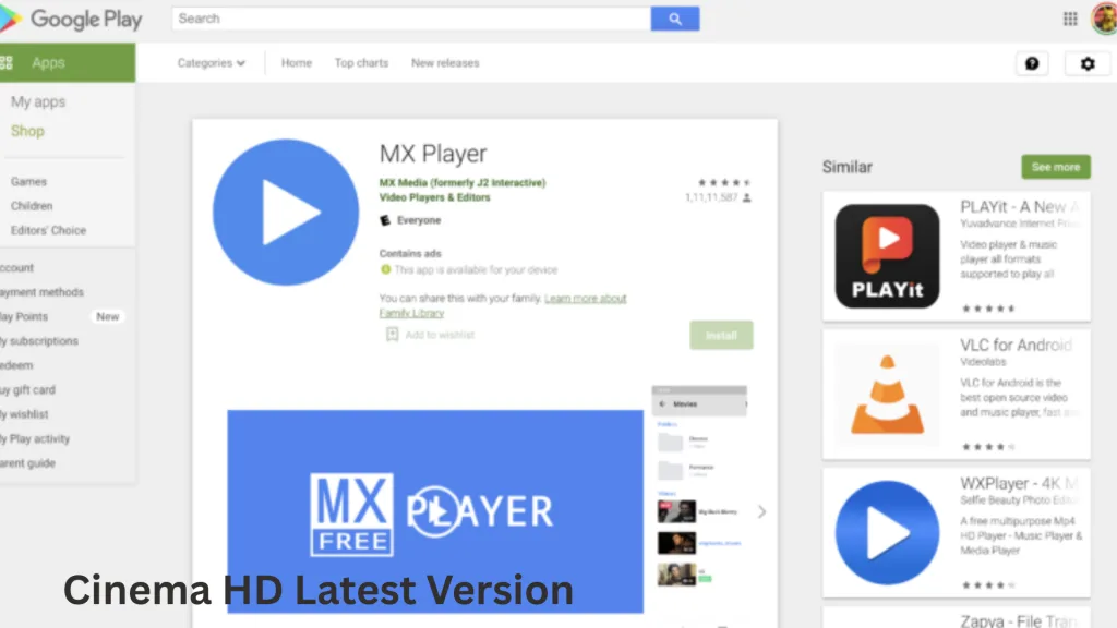 Cinema HD Latest Version
